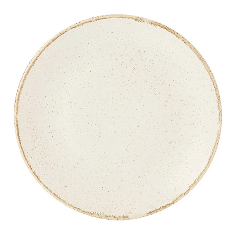 Fine Dine 04ALM001497 Porland Sand Plate, 280mm Diameter,