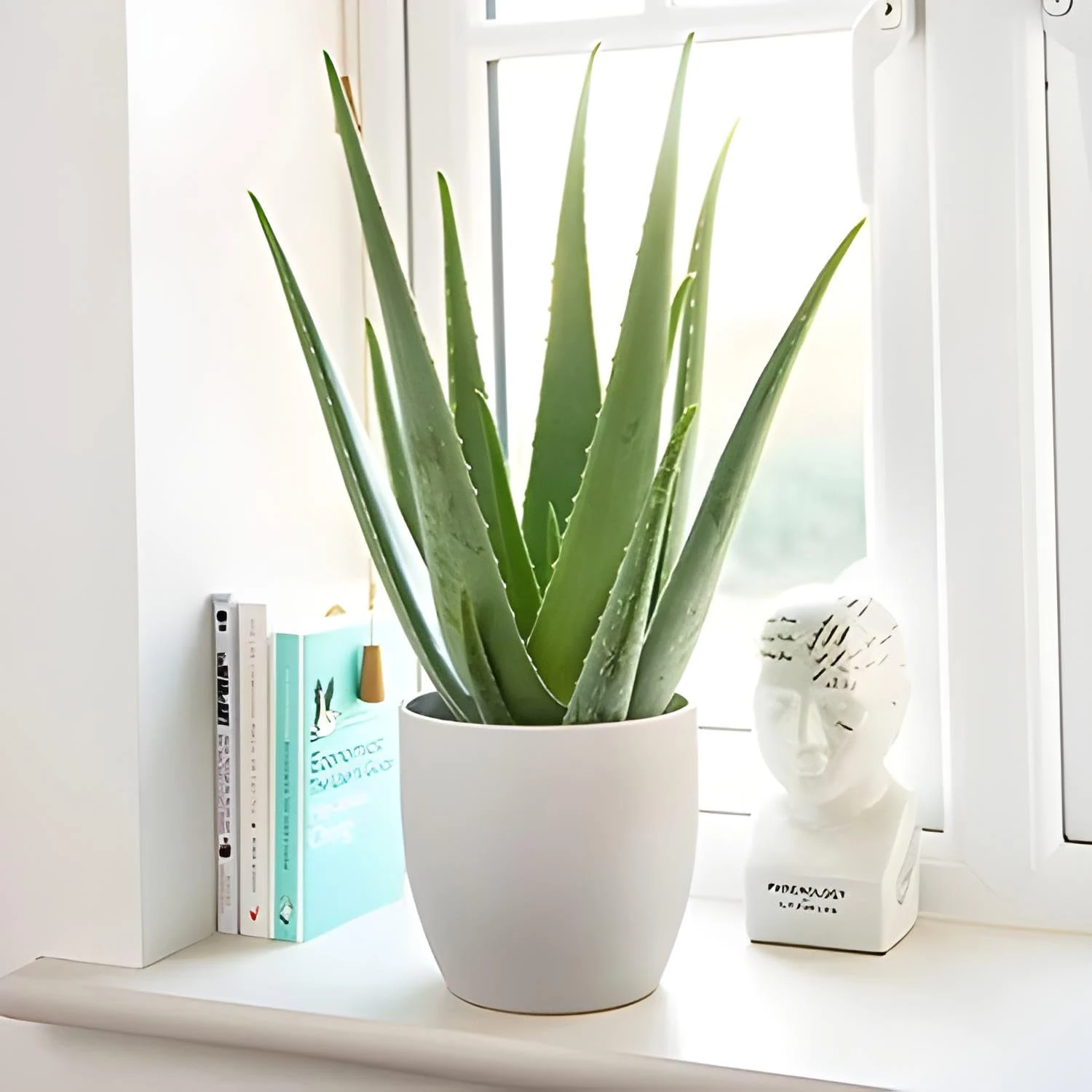 Carbeth Plants Aloe Vera Plant in 11cm Pot - Healing Succulent Houseplant - Air Purifying Indoor Plant - Easy Care for Beginners