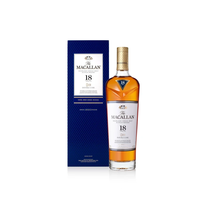 The Macallan Double Cask 18 Years Old Single Malt Scotch Whisky, 70cl