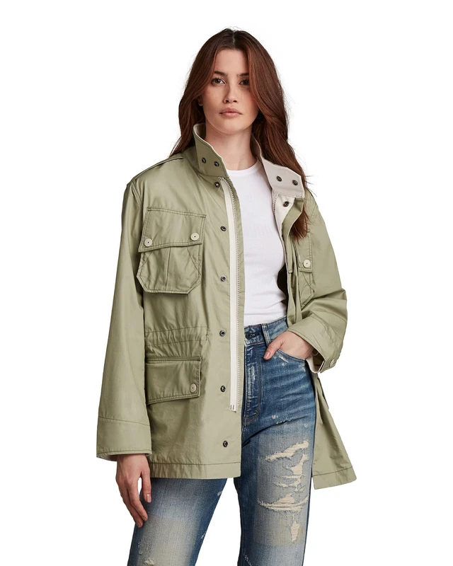 G-Star Women's Field Jacket, Green (grege green D19744-A790-3767), M