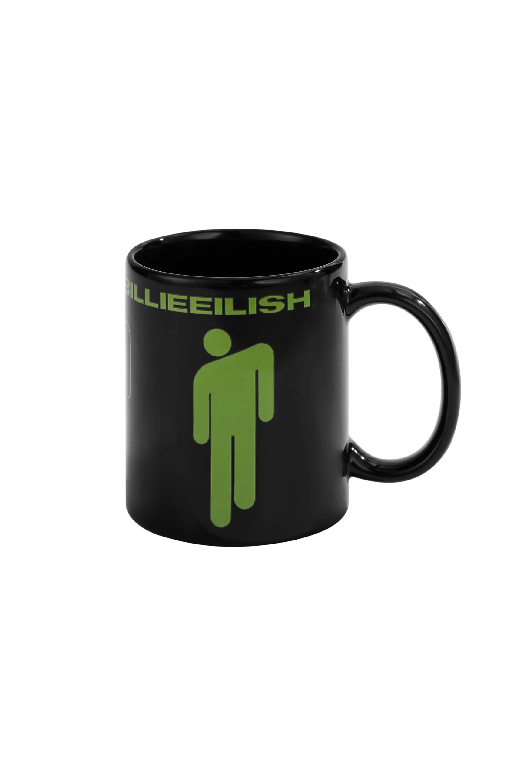 Pyramid International Billie Eilish 11oz/312ml Black Ceramic Mug with Stickman Design - Official Merchandise