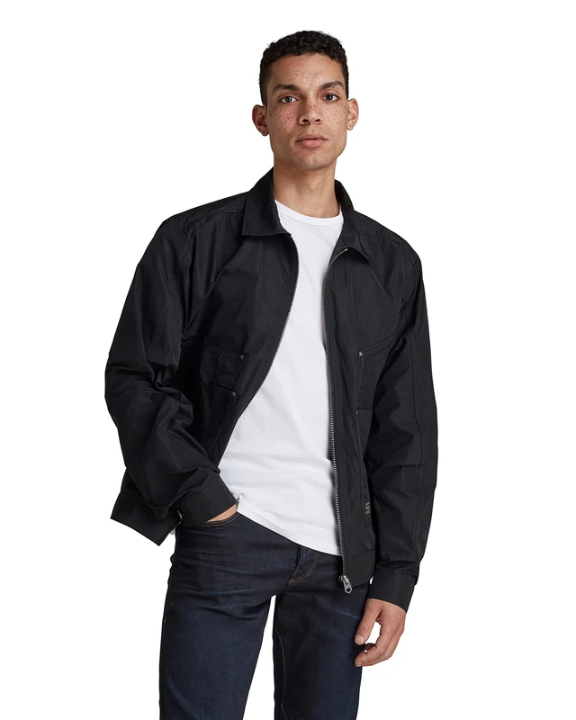 G-Star Men's Utility Sporty Trucker, Black (dk black D19641-C655-6484), S