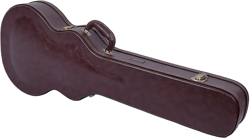 Crossrock CRW620LBR Wooden Case for Les Paul Electric Guitars Brown (CRW620LBR)