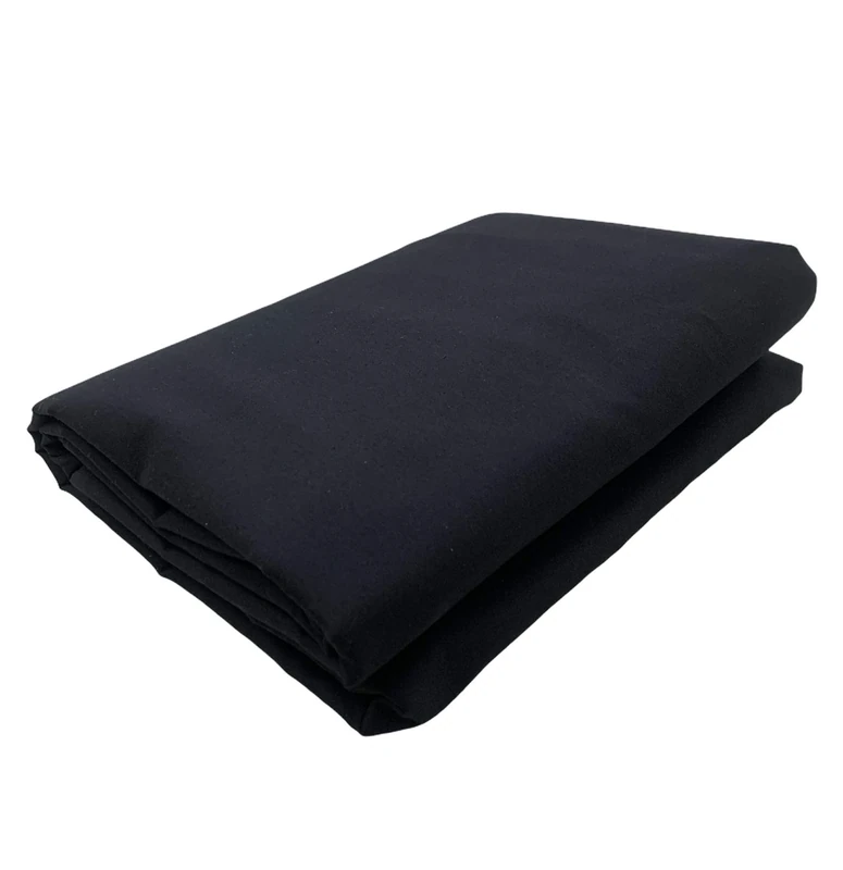 AK TRADING CO. MuslinBlack10yds Textile - Drape Fabric - Black 10 Yards Medium Weight - 100% Cotton (60") Wide Muslin Fabric, 10 Yards