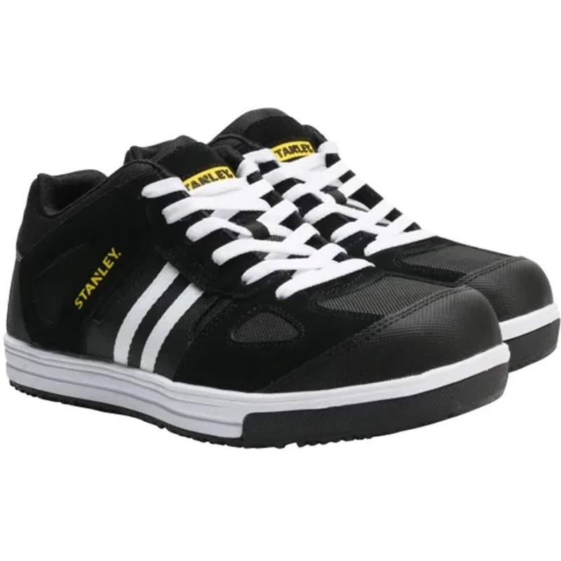 Stanley Clothing Cody Black/White Stripe Safety Trainers UK 11 EUR 45 - Image 1