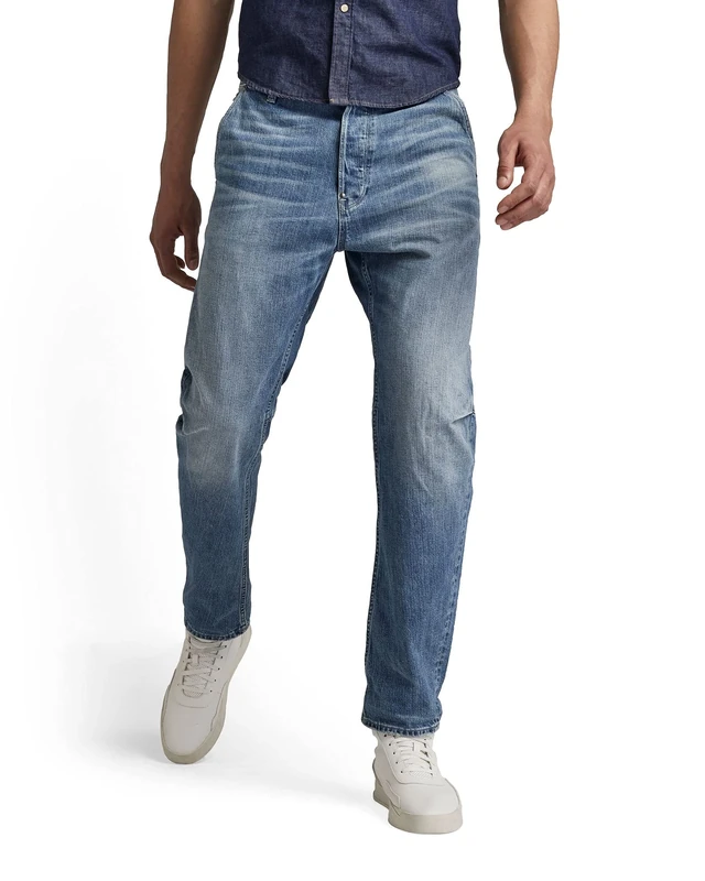 G-Star Men's Grip 3D Relaxed Tapered Jeans, Blue (faded tide D19928-C779-C460), 26W / 30L
