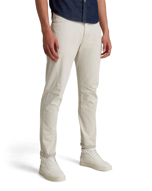 G-Star Men's Scutar 3D Tapered Jeans, Beige (ecru D17711-C777-159), 27W / 30L - Image 1
