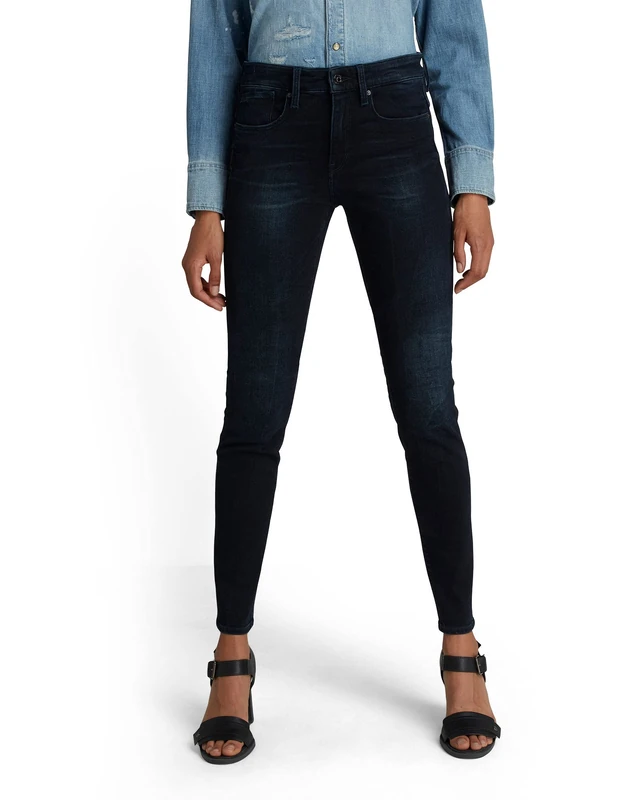 G-Star Women's Lhana Skinny Jeans - Blue Worn In Eve D19079