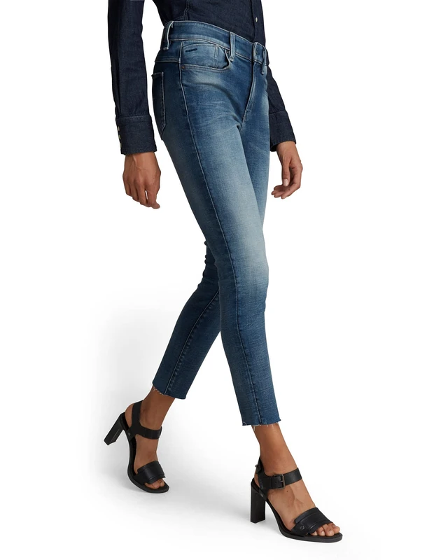 G-Star Women's Lhana Skinny Ankle Jeans, Blue (faded clear sky D19639-C051-C283), 25W / 32L - Image 1