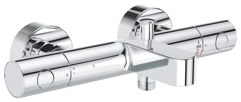 GROHE Grohtherm 800 Cosmopolitan Thermostatic Bath/Shower Mixer 1/2" Chrome 34772000