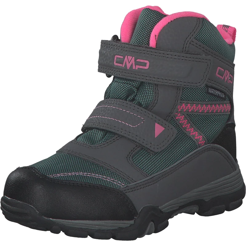 CMP KIDS PYRY SNOW BOOT WP, KIDS PYRY SNOW BOOT WP, GRAFFITE-ACQUA,