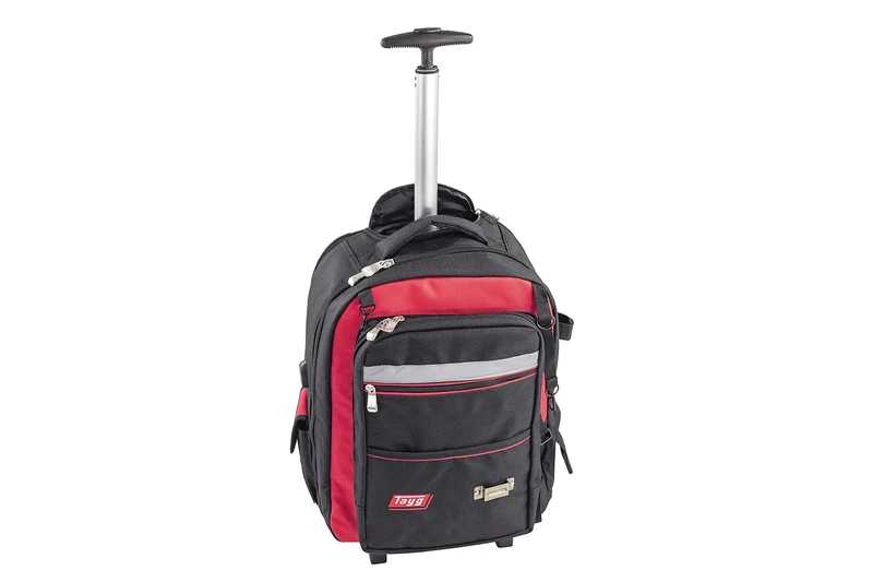 Tayg 098611 Trolley Backpack, Black/Red