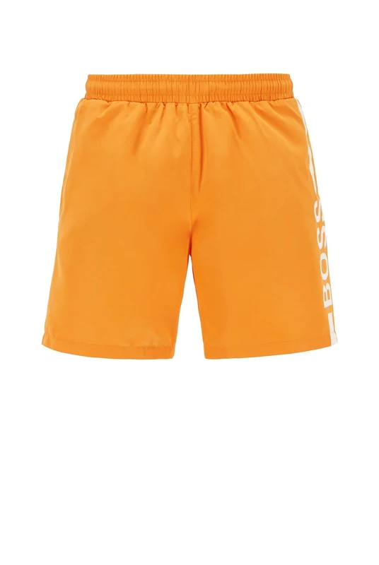 BOSS Men's Dolphin Swimming Trunks. - Orange - XS