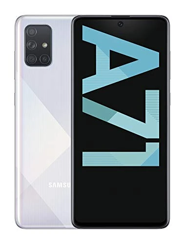 Samsung Galaxy A71 128GB Smartphone Silver - Spanish Version (Renewed)