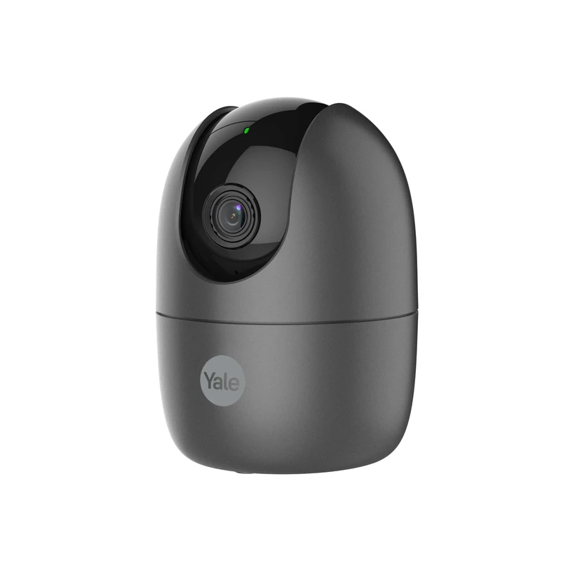 Yale SV-DPFX-B - Indoor Wi-Fi Camera - Pan and Tilt - Motion Detection - Two Way Talk - Privacy Mode - HD Live Viewing - Works With Google and Alexa, Black
