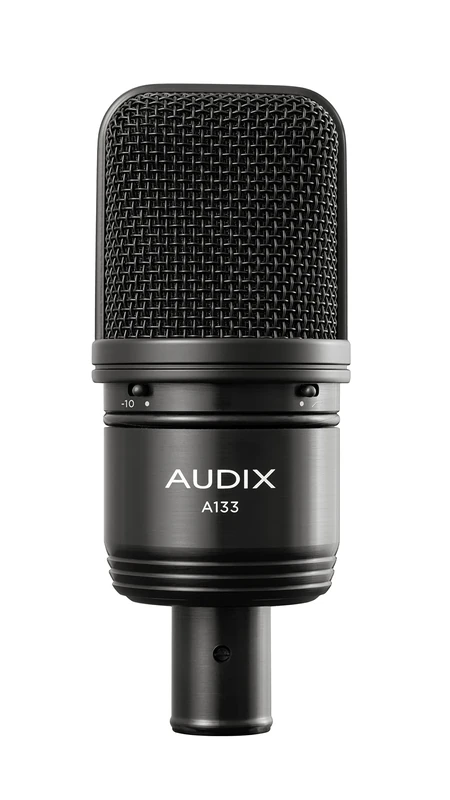 AUDIX AX A133 Large-Diaphragm Studio Condenser Microphone – Cardioid Mic with Pad & Roll-Off for Vocals, Instruments & Broadcast