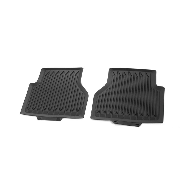 Audi 4K0061511A041 Rubber Floor Mats 2 x Rubber Mats Rear All-Weather Mats, No Mounting Points