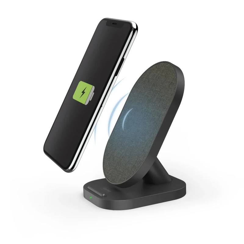 Hama Induction Charger 2000 mA QI-FC10S-Fabric 188324 Outputs Induction Charging Standard Black