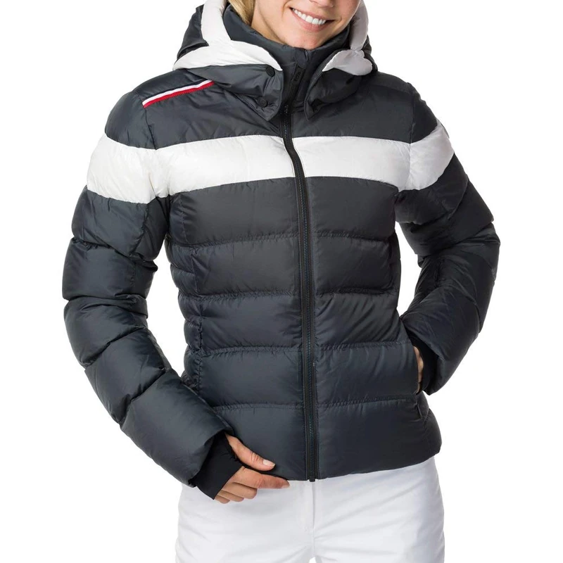Rossignol Hiver Down Ski Jacket, Women, Dark Grey, XS - Image 1