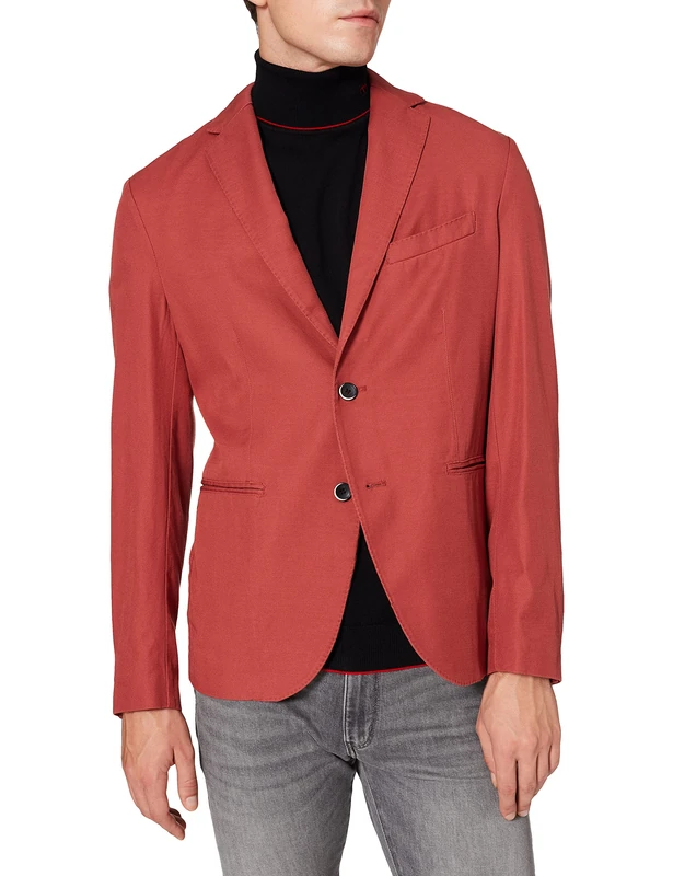 Sisley Men's Jacket 29YU529V9, Red 1d2, 32