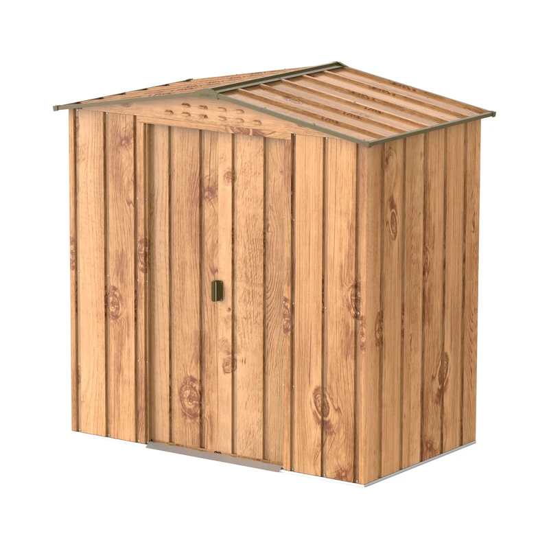 Duramax - Garden shed - TOP VENUS 6X4 - PVC resin - wood look - 2 x 1.22 x 1.20 m