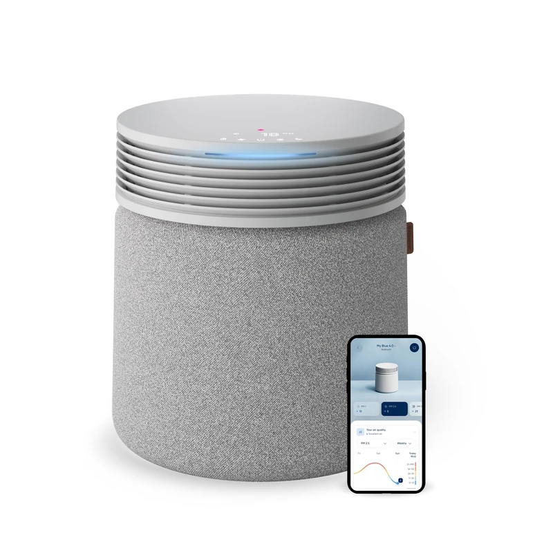BLUEAIR Blue Signature Large Area Air Purifier - Quiet and Intelligent up to 154 m² | HEPASilent Technology | Removes Allergens, Dust, Smoke, Mildew, Pet Hair