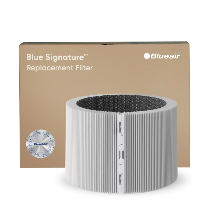 BLUEAIR Genuine Blue Signature Large Replacement Filter - For Large Model Air Purifier - Patent Pending Filter - Removes Pollen, Dust, Smoke, Animal Hair & Odors