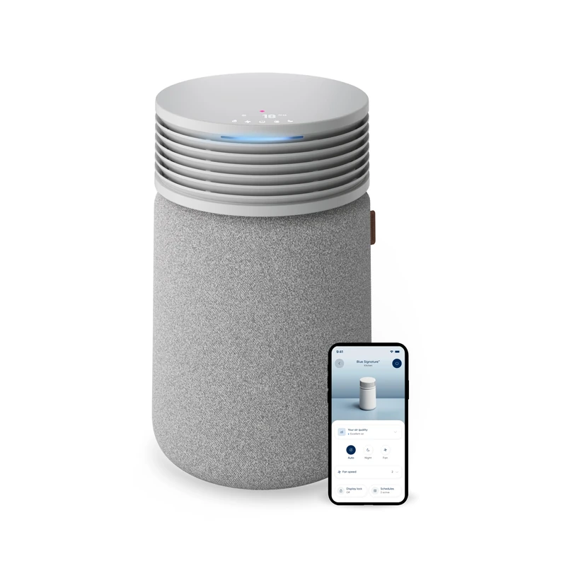 BLUEAIR Blue Signature SP3i Air Purifier for Medium Rooms up to 86m², HEPASilent Filtration, WiFi Smart Control, Auto Mode, Odor & Smoke Removal, Pet Hair & Dust, AHAM Verified, Table Design