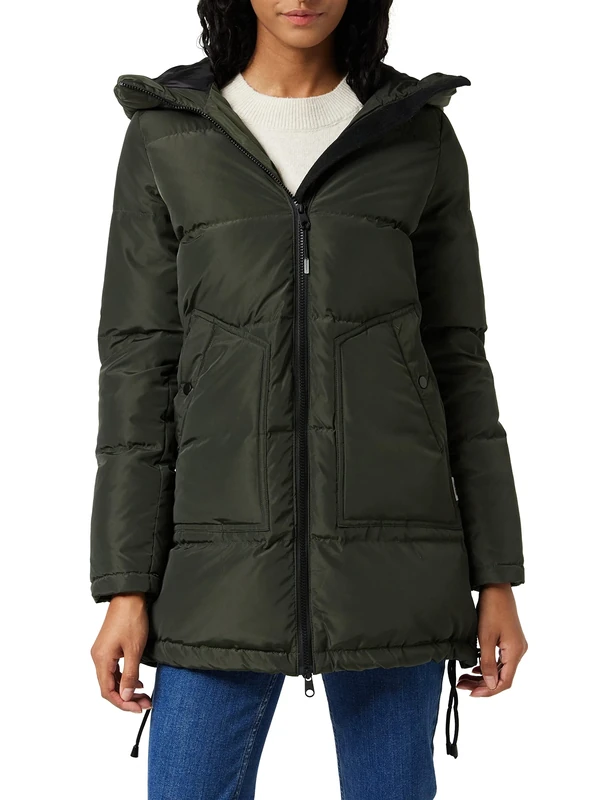 Vero Moda Women's VMOSLO 3/4 Down Jacket NOOS Jacket, Peat, XL