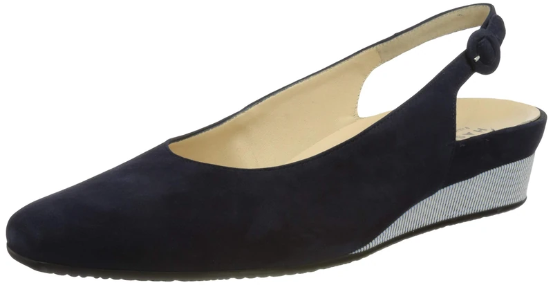 Hassia Women's Cannes Wedge Sandal, Blue Ocean, 3.5 UK