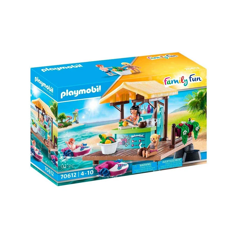 Playmobil Family Fun 70612 Paddle Boat Rental, With 2 floatable boats, For Ages 4+ - Image 1