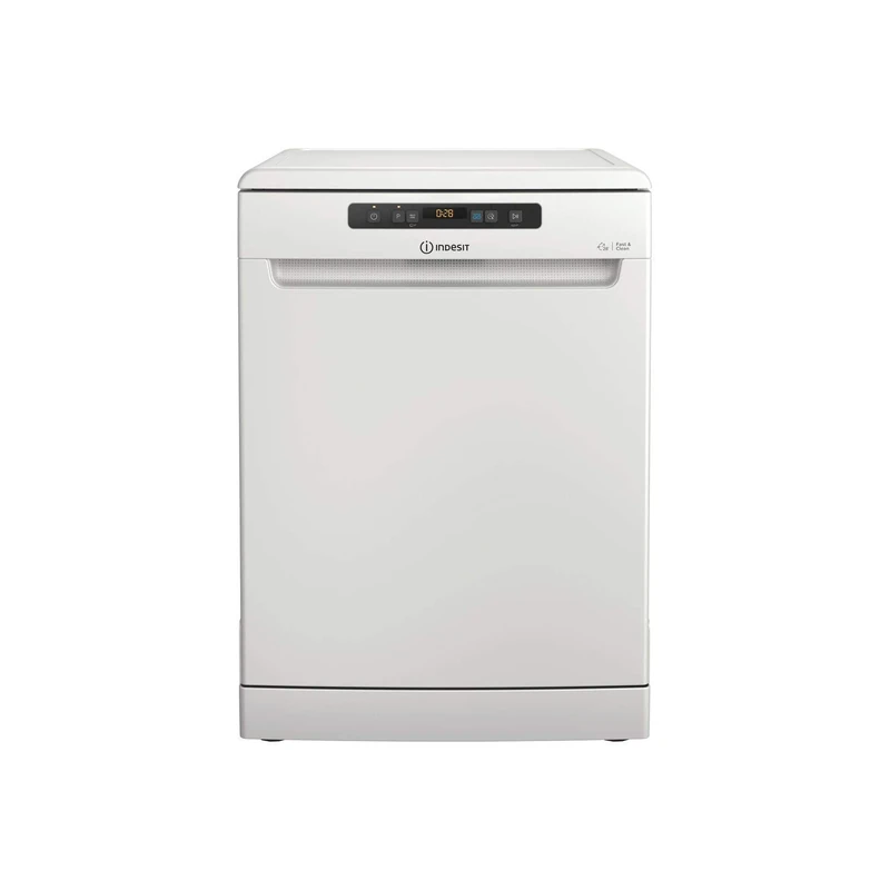 Indesit DFO 3T133 F UK Freestanding Standard Dishwasher, 14 Place Settings, 8 Programs, White