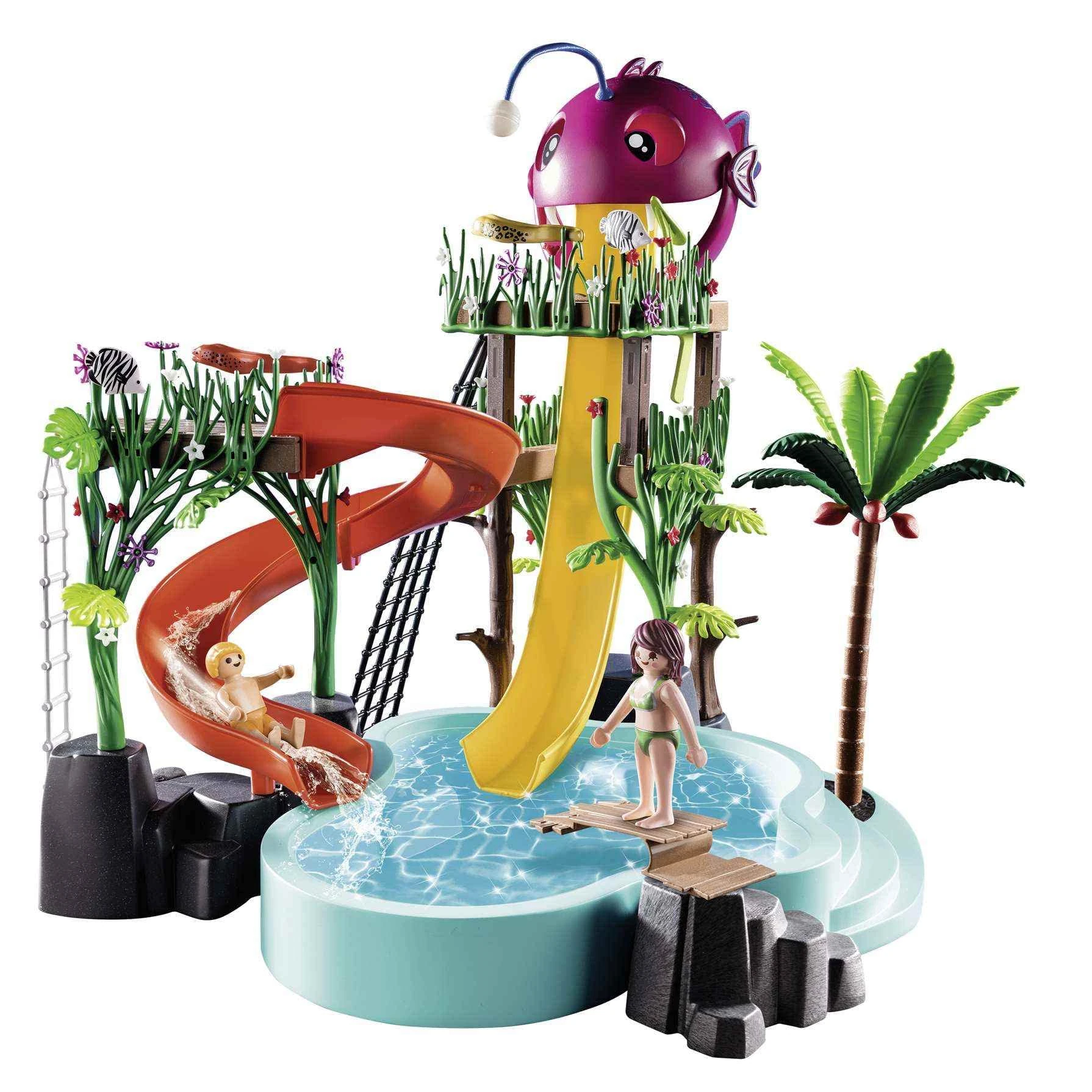 Playmobil 70609 Family Fun Aqua Park Water Park with Slides