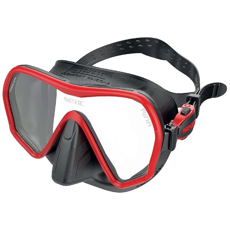 SEAC Ajna, frameless Scuba Diving Mask with wide view, 100% silicone skirt