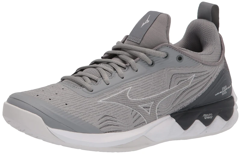 Mizuno Women's Wave Luminous 2 Volleyball Shoe, Grey, 8.5 UK