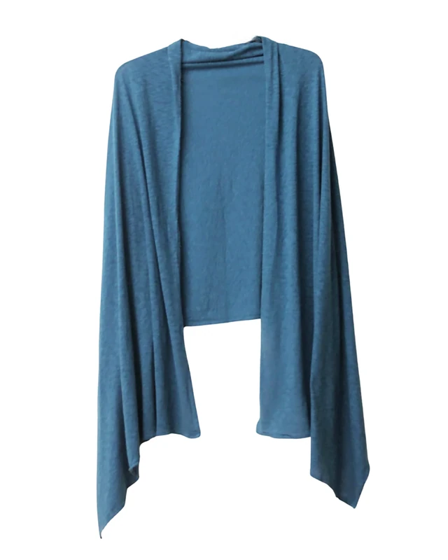 Pang Wangle Made in The USA Essential Wrap with Insect Shield® Bug Repellent in Soft Recycled Cotton, Teal, Large