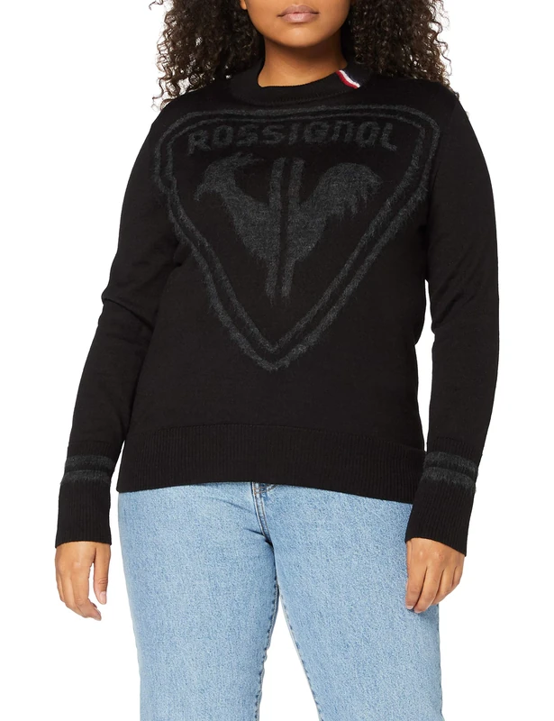 Rossignol Hiver Knit Women's Jersey, Womens, Jersey, RLIWO12, Black, XL - Image 1