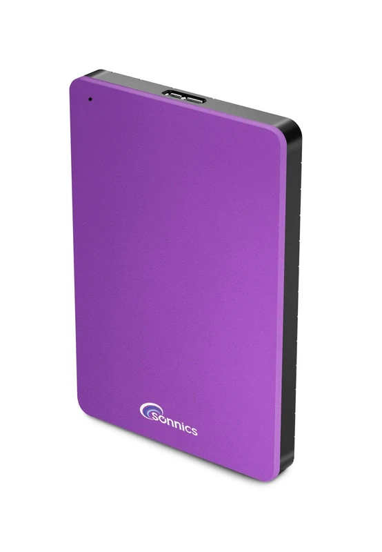 Sonnics 1TB Purple External Portable Hard drive USB 3.0 super fast transfer speed for use with Windows PC, Mac, Smart tv, XBOX ONE & PS4