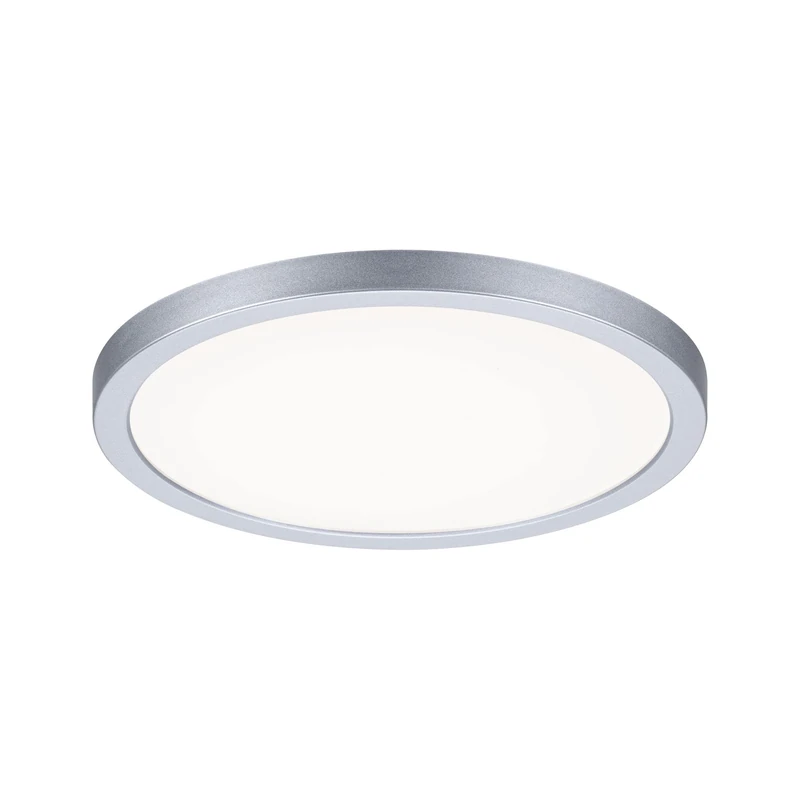 Paulmann 93057 Areo VariFit LED Panel recessed luminaire IP44 3-Step dim 175mm Round incl. 1x13W dimmable Chrome matt Plastic 4000K