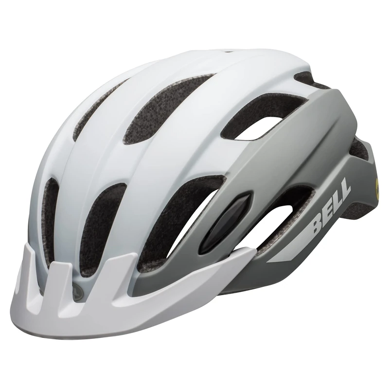 Bell Unisex's Trace Led Helmet, Matt White/Silver, Unisize 54-61CM