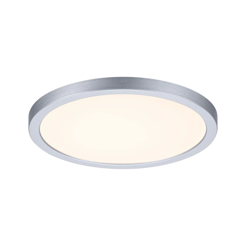 Paulmann 93034 Areo VariFit LED Panel recessed luminaire IP44 Warm White 175mm Round incl. 1x13W Chrome matt Ceiling lamp Plastic 3000K