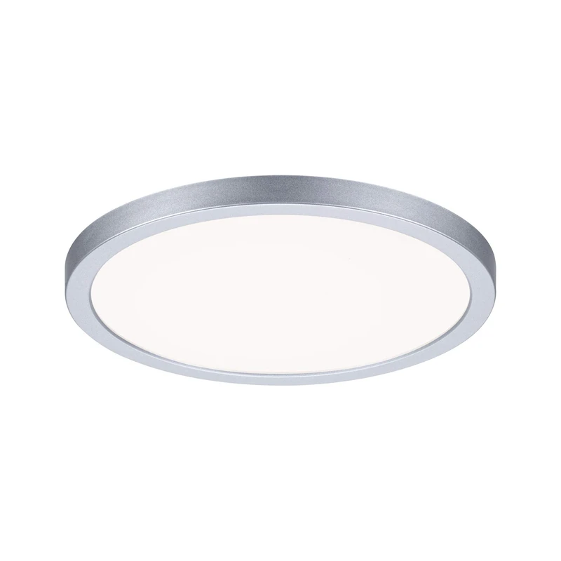 Paulmann 93038 Areo VariFit LED Panel recessed luminaire IP44 Neutral White 175mm Round incl. 1x13W Chrome matt Ceiling lamp Plastic 4000K