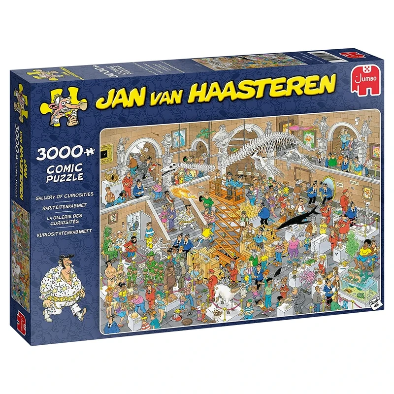 Jan van Haasteren Gallery of Curiosities 3,000 Piece Puzzle