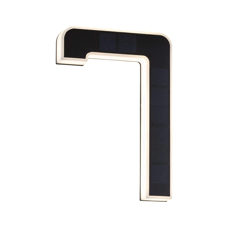 Paulmann 79848 LED Solar House Number - Warm White IP44