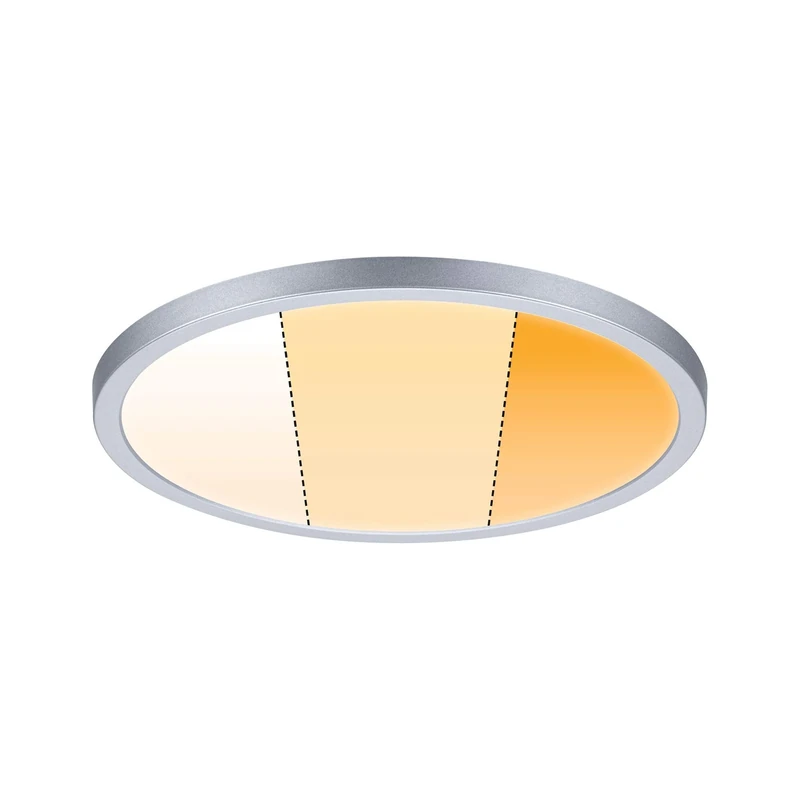 Paulmann 92992 Areo VariFit LED Panel recessed luminaire IP44 3-Step dim 230mm Round incl. 1x16W dimmable Chrome matt Plastic 2000K