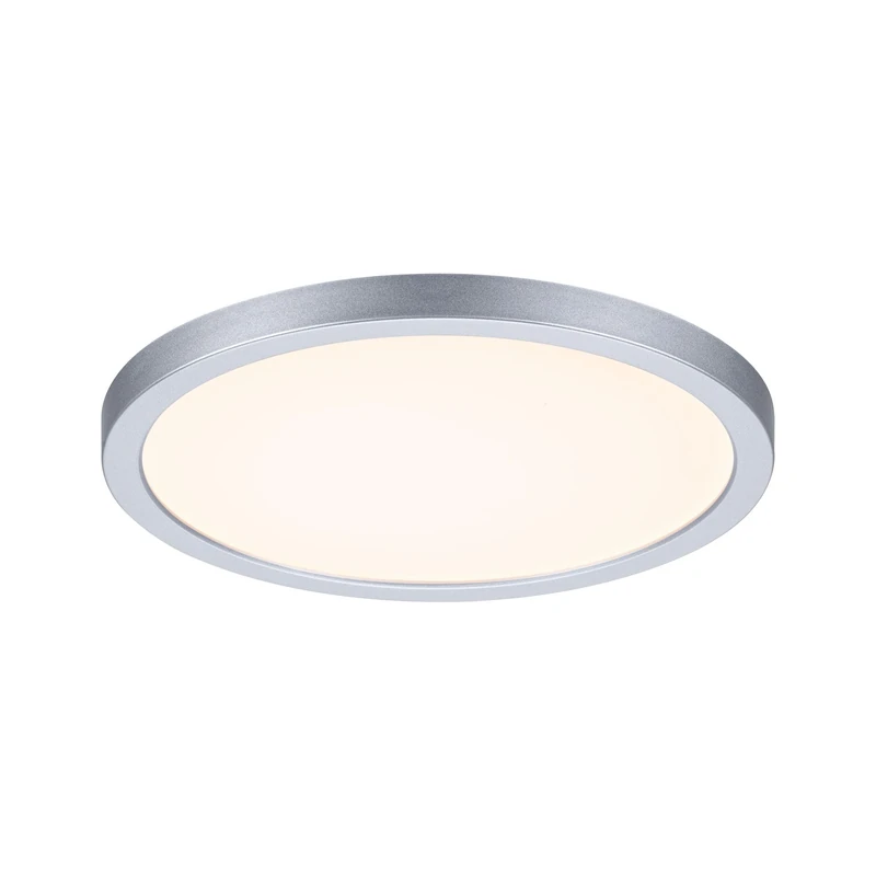 Paulmann 93051 Areo VariFit LED Panel recessed luminaire IP44 3-Step dim 175mm Round incl. 1x13W dimmable Chrome matt Plastic 3000K