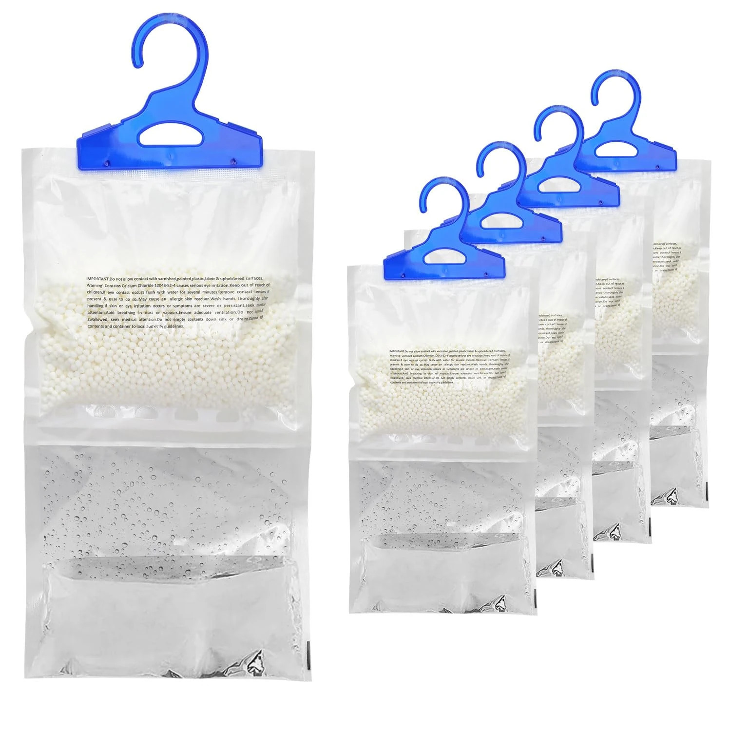Taylor & Brown Pack of 30 Hanging Wardrobe Dehumidifier, Condensation Remover, Moisture Absorber, Dehumidifiers for Damp, Mould, Moisture in Wardrobe, Bedroom, Caravan, Bathroom, Basement
