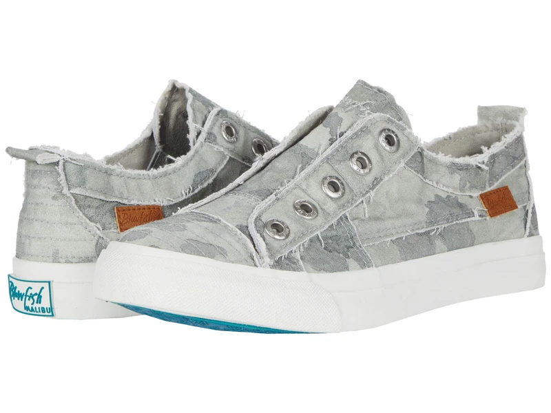 Blowfish Malibu Women's Play Sneaker, Grey Splatter Camo, 8 UK