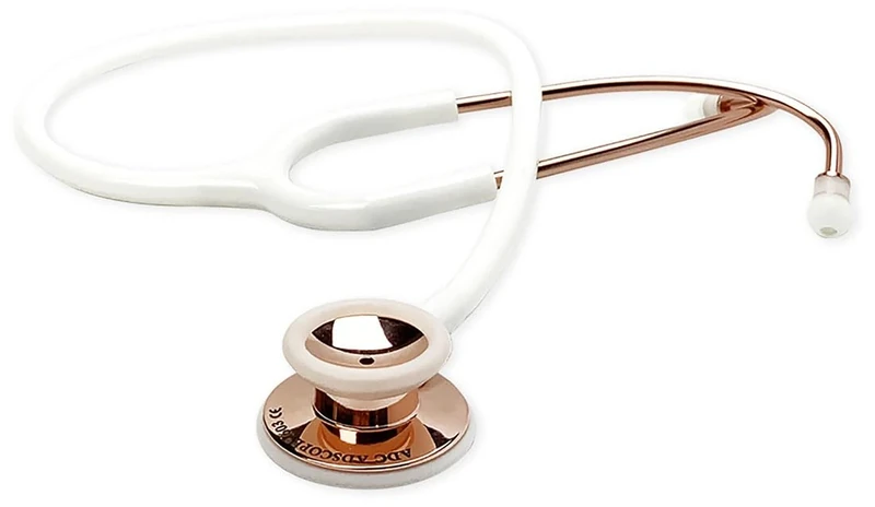 ADC Adscope 603 - Clinician Stethoscope - Rose Gold/White