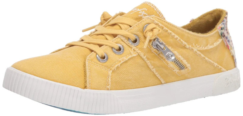 Blowfish Malibu Women's Fruit Sneaker, Bamboo Smoked Canvas, 4 UK